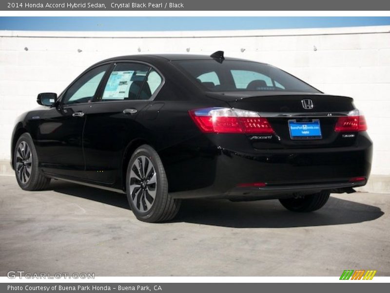 Crystal Black Pearl / Black 2014 Honda Accord Hybrid Sedan