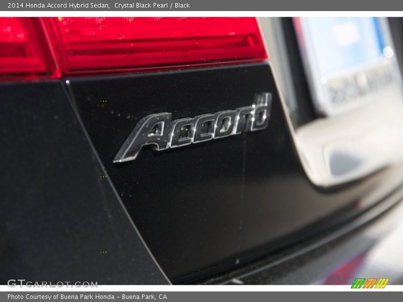 Crystal Black Pearl / Black 2014 Honda Accord Hybrid Sedan