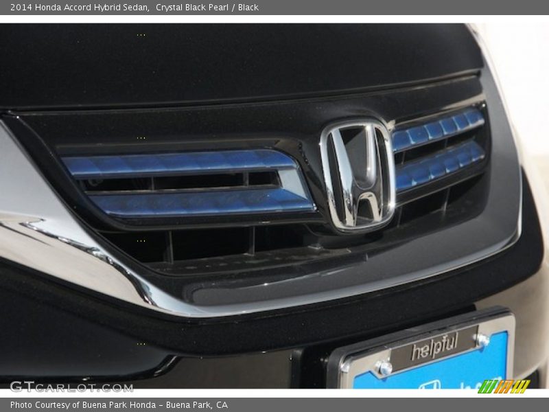 Crystal Black Pearl / Black 2014 Honda Accord Hybrid Sedan