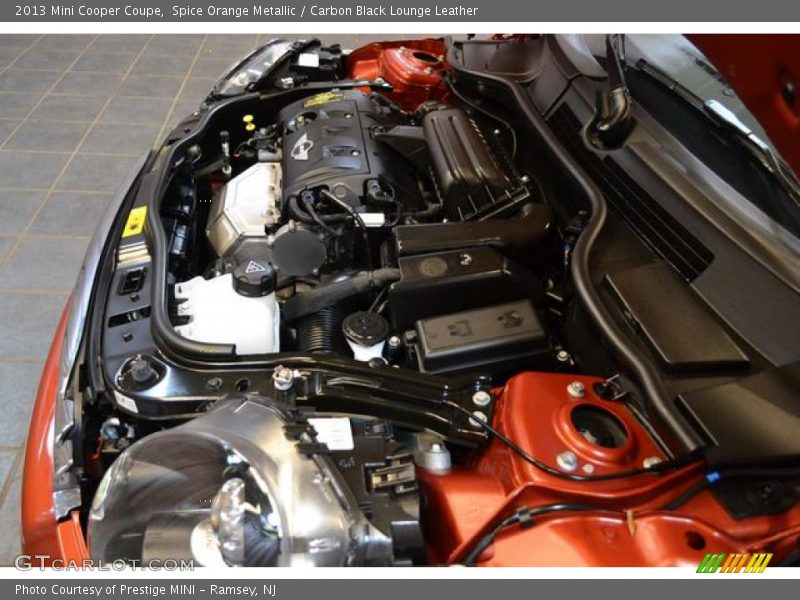 Spice Orange Metallic / Carbon Black Lounge Leather 2013 Mini Cooper Coupe