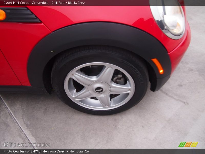 Chili Red / Black/Grey 2009 Mini Cooper Convertible