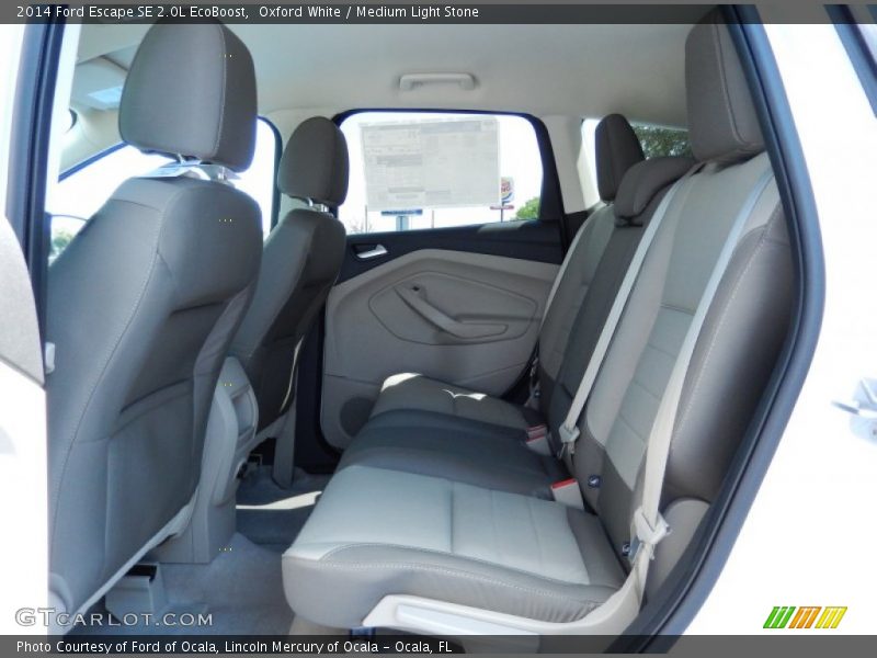Oxford White / Medium Light Stone 2014 Ford Escape SE 2.0L EcoBoost