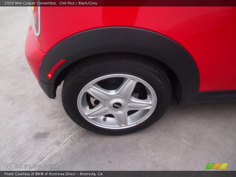 Chili Red / Black/Grey 2009 Mini Cooper Convertible