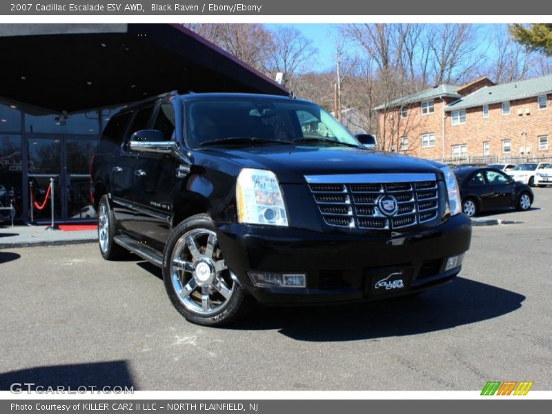 Black Raven / Ebony/Ebony 2007 Cadillac Escalade ESV AWD