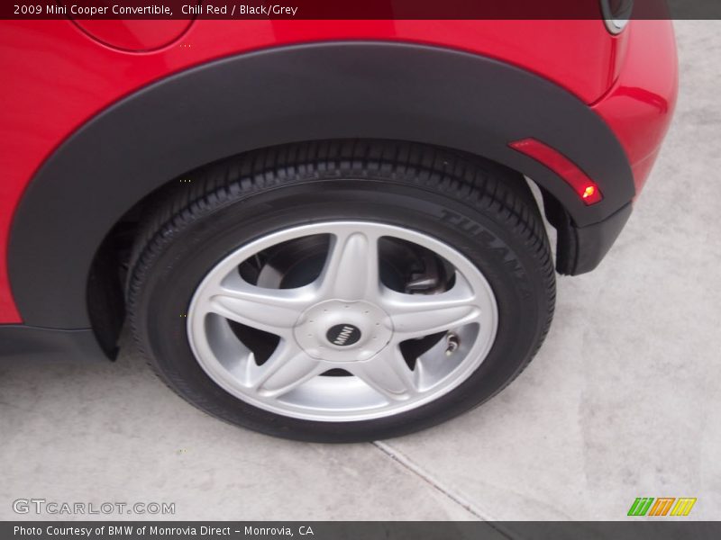 Chili Red / Black/Grey 2009 Mini Cooper Convertible