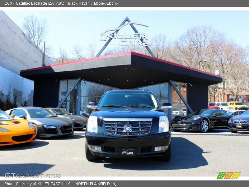 Black Raven / Ebony/Ebony 2007 Cadillac Escalade ESV AWD