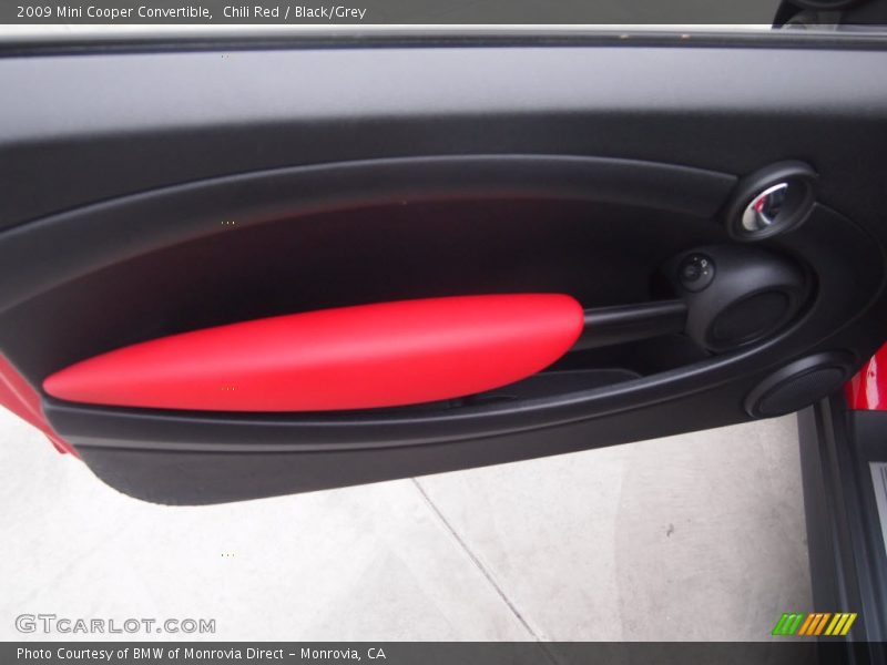 Chili Red / Black/Grey 2009 Mini Cooper Convertible