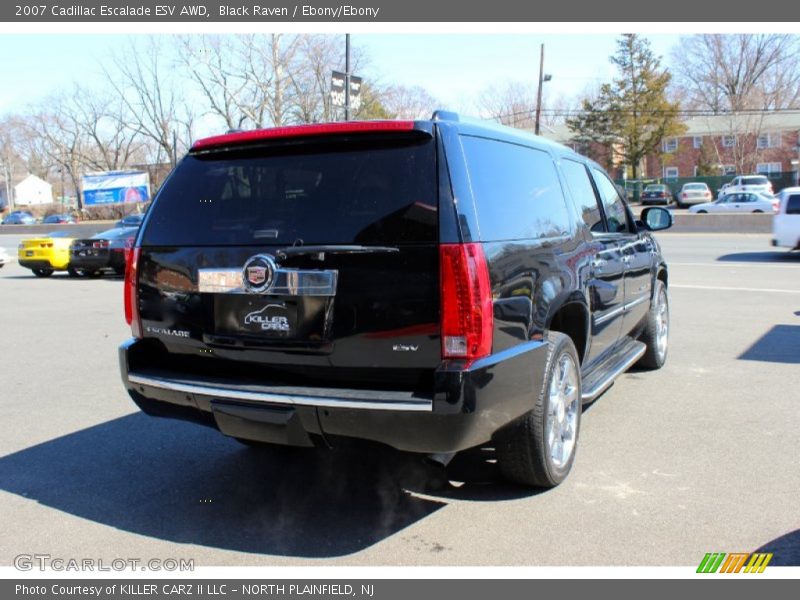 Black Raven / Ebony/Ebony 2007 Cadillac Escalade ESV AWD