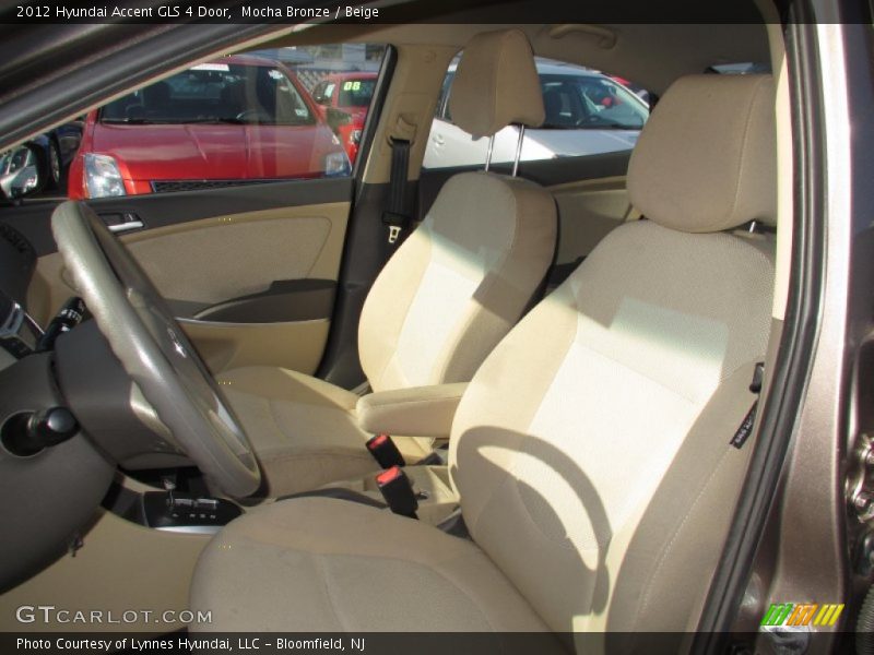 Mocha Bronze / Beige 2012 Hyundai Accent GLS 4 Door