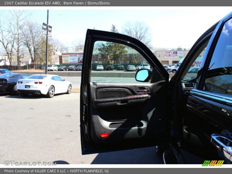 Black Raven / Ebony/Ebony 2007 Cadillac Escalade ESV AWD