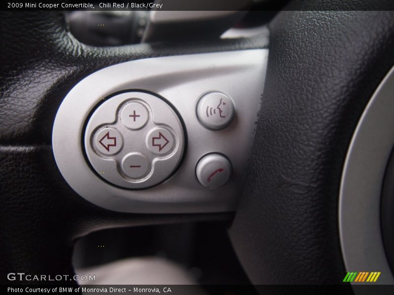Chili Red / Black/Grey 2009 Mini Cooper Convertible