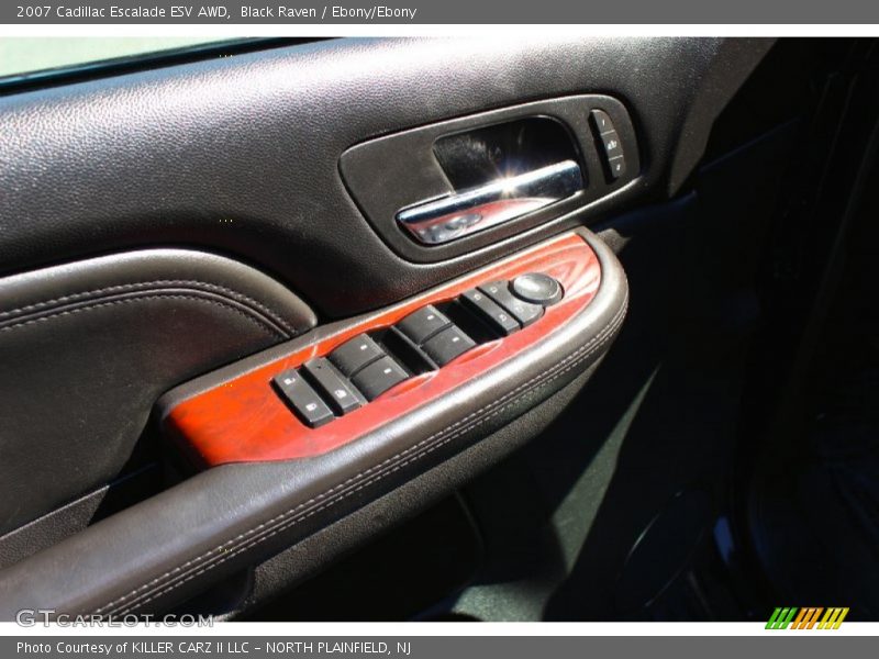 Black Raven / Ebony/Ebony 2007 Cadillac Escalade ESV AWD
