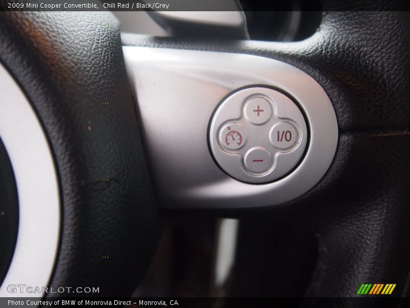 Chili Red / Black/Grey 2009 Mini Cooper Convertible