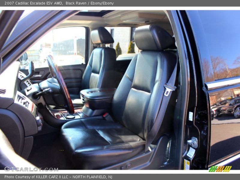 Black Raven / Ebony/Ebony 2007 Cadillac Escalade ESV AWD