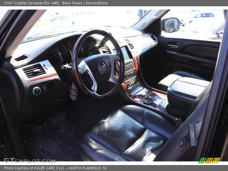 Black Raven / Ebony/Ebony 2007 Cadillac Escalade ESV AWD