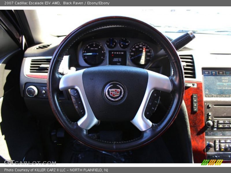 Black Raven / Ebony/Ebony 2007 Cadillac Escalade ESV AWD