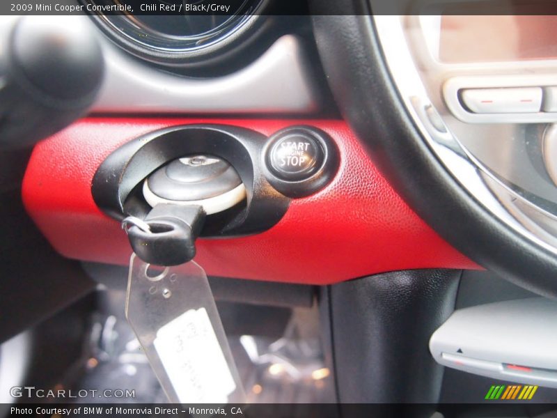 Chili Red / Black/Grey 2009 Mini Cooper Convertible