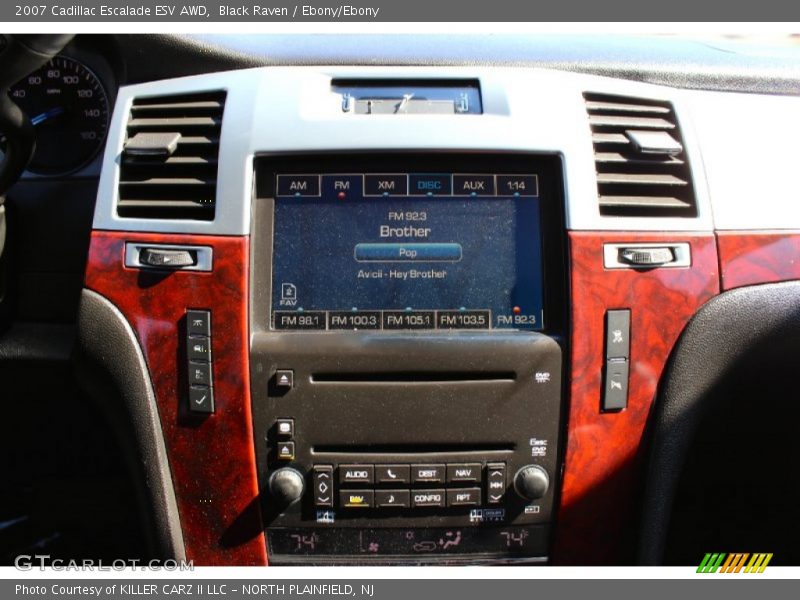 Black Raven / Ebony/Ebony 2007 Cadillac Escalade ESV AWD