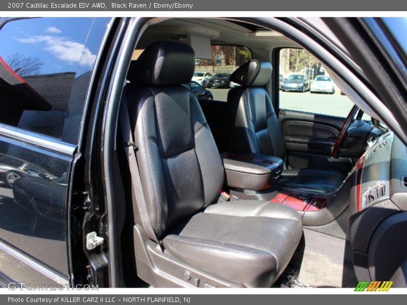 Black Raven / Ebony/Ebony 2007 Cadillac Escalade ESV AWD