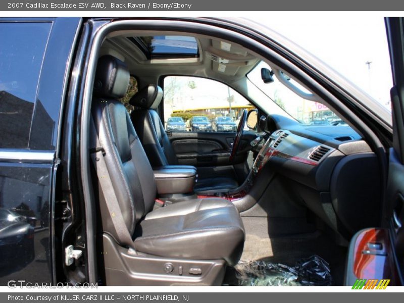 Black Raven / Ebony/Ebony 2007 Cadillac Escalade ESV AWD