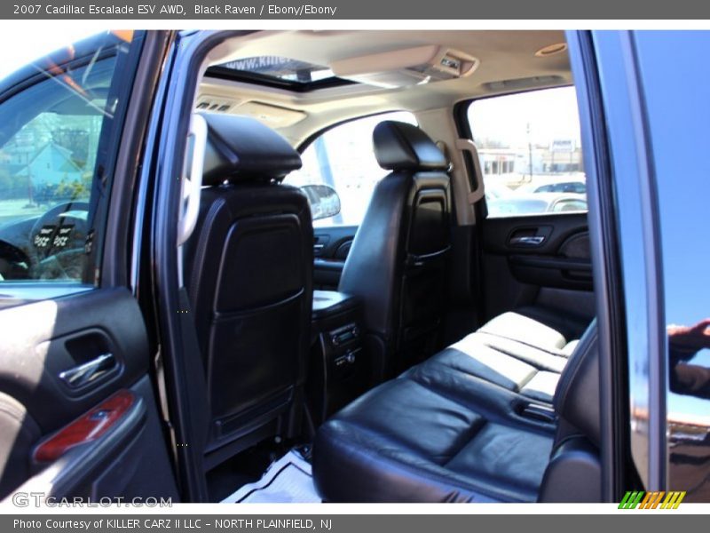 Black Raven / Ebony/Ebony 2007 Cadillac Escalade ESV AWD