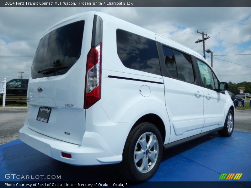 Frozen White / Charcoal Black 2014 Ford Transit Connect XLT Wagon