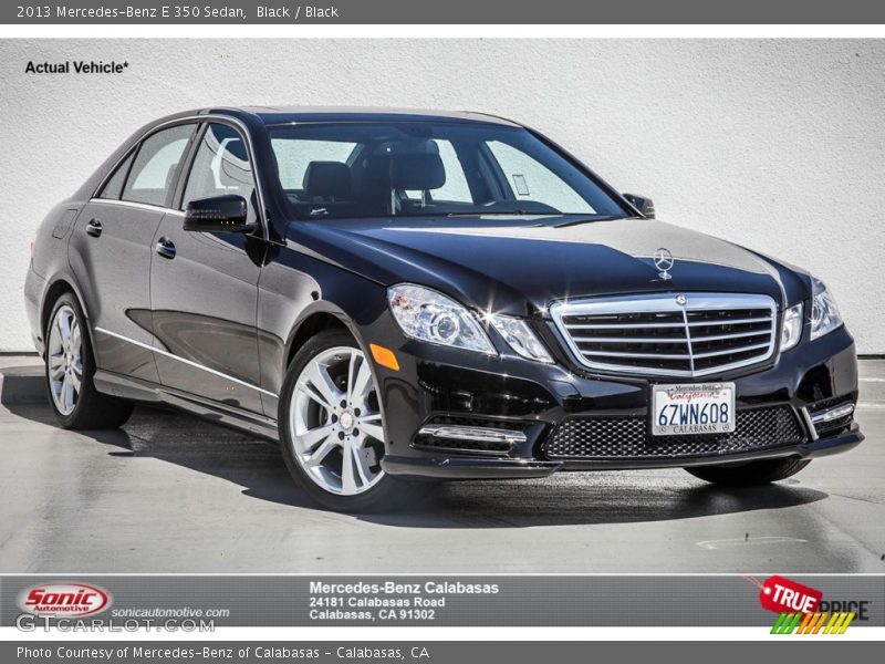 Black / Black 2013 Mercedes-Benz E 350 Sedan