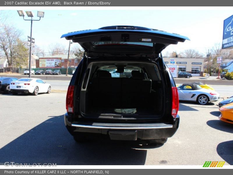 Black Raven / Ebony/Ebony 2007 Cadillac Escalade ESV AWD