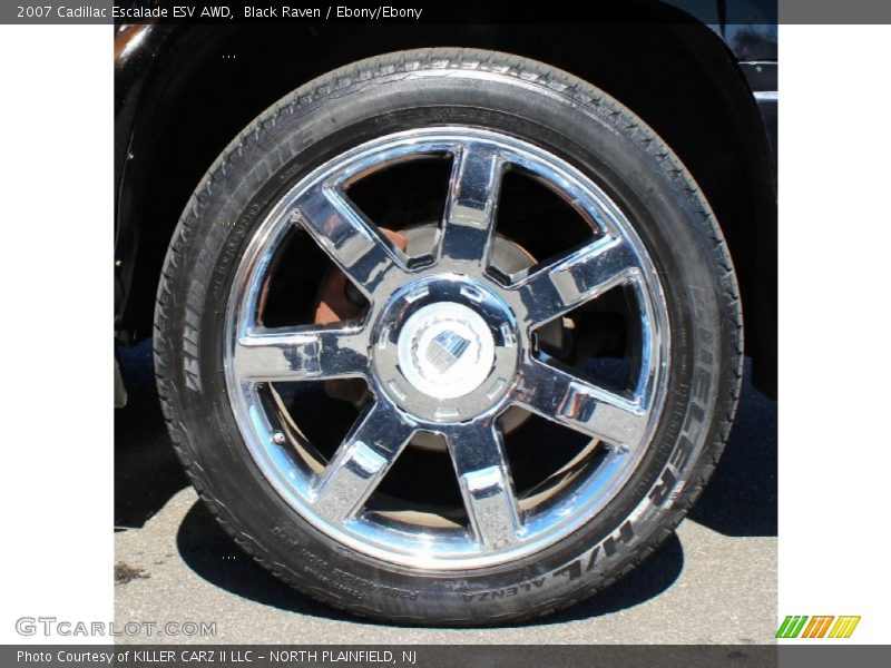 Black Raven / Ebony/Ebony 2007 Cadillac Escalade ESV AWD