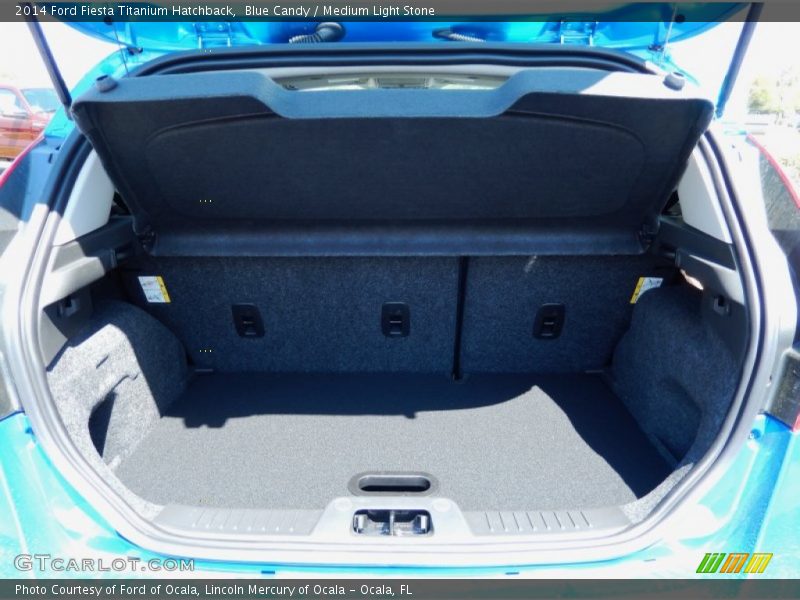 Blue Candy / Medium Light Stone 2014 Ford Fiesta Titanium Hatchback