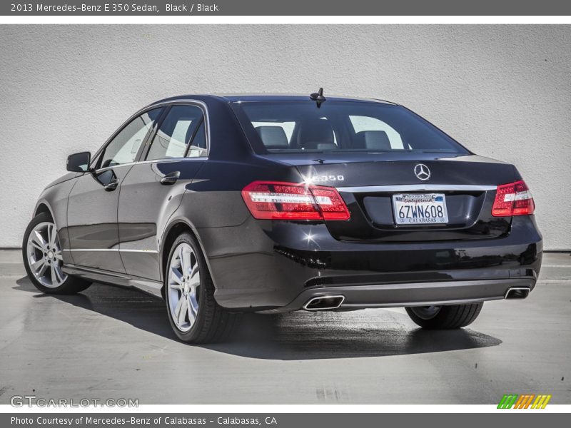 Black / Black 2013 Mercedes-Benz E 350 Sedan