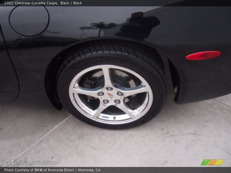 Black / Black 2002 Chevrolet Corvette Coupe