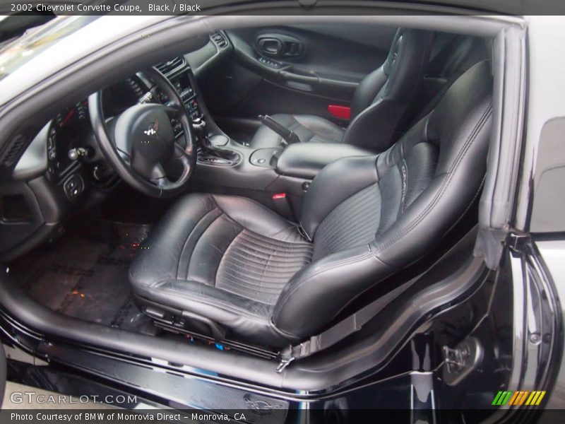 Black / Black 2002 Chevrolet Corvette Coupe