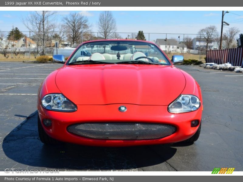 Phoenix Red / Ivory 1999 Jaguar XK XK8 Convertible
