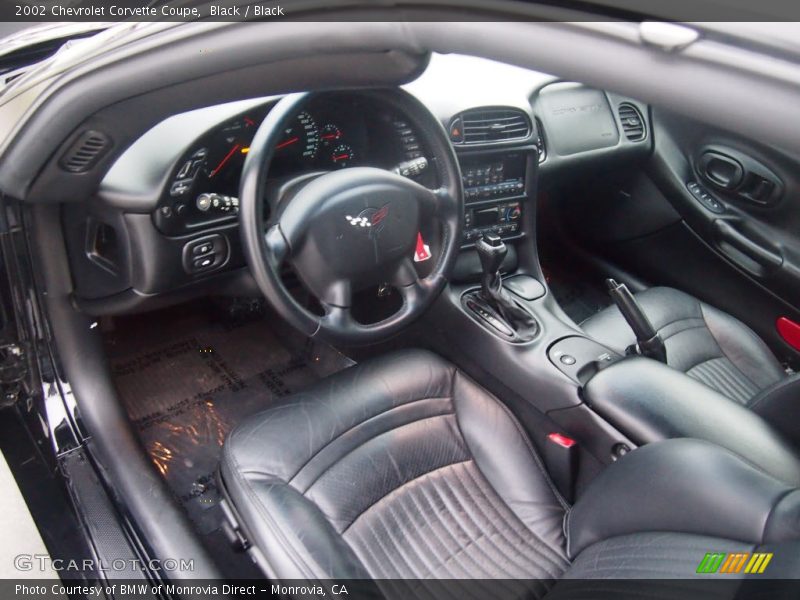 Black / Black 2002 Chevrolet Corvette Coupe
