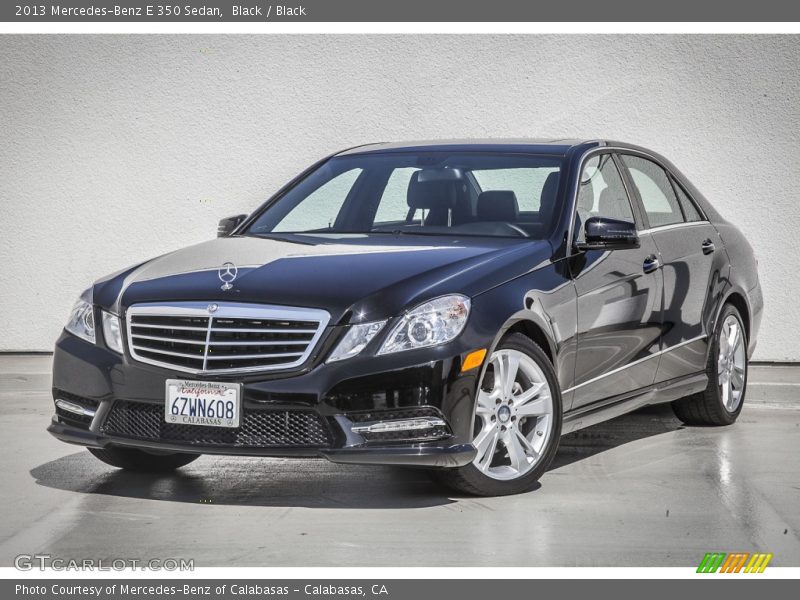 Black / Black 2013 Mercedes-Benz E 350 Sedan
