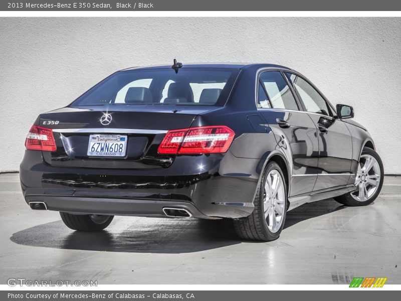Black / Black 2013 Mercedes-Benz E 350 Sedan