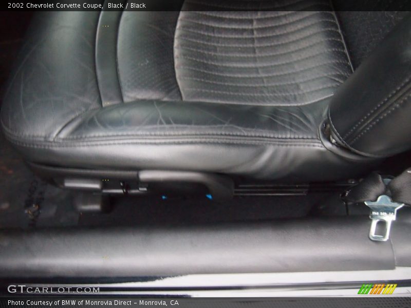 Black / Black 2002 Chevrolet Corvette Coupe