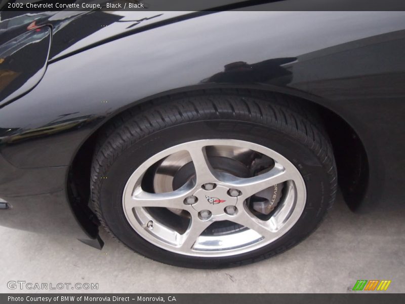 Black / Black 2002 Chevrolet Corvette Coupe