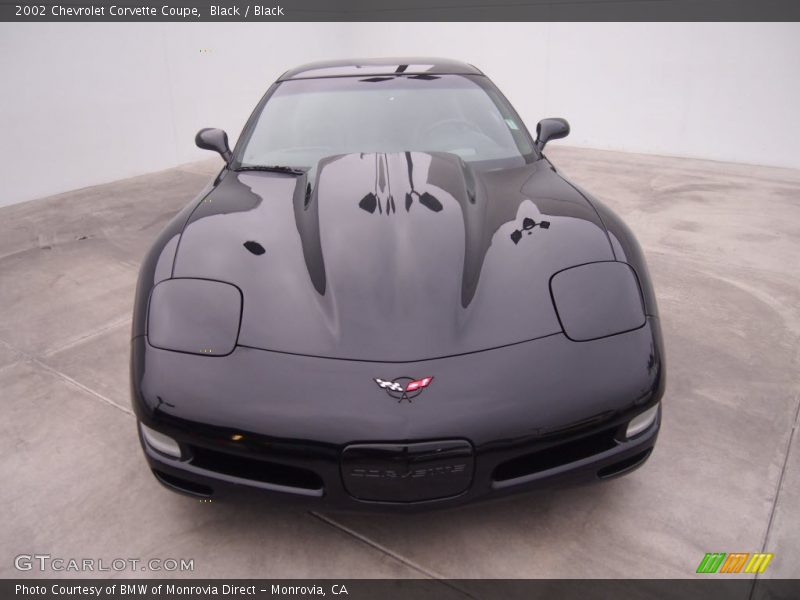 Black / Black 2002 Chevrolet Corvette Coupe