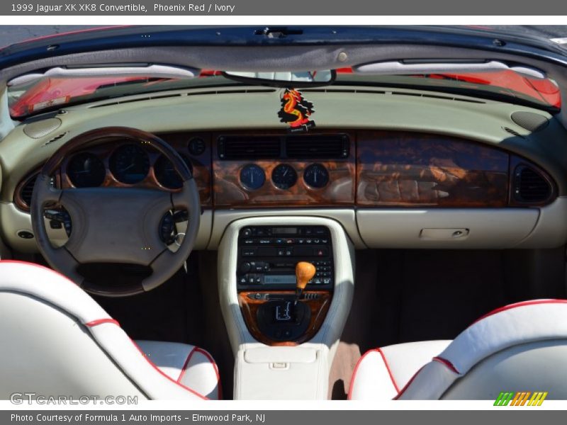 Phoenix Red / Ivory 1999 Jaguar XK XK8 Convertible