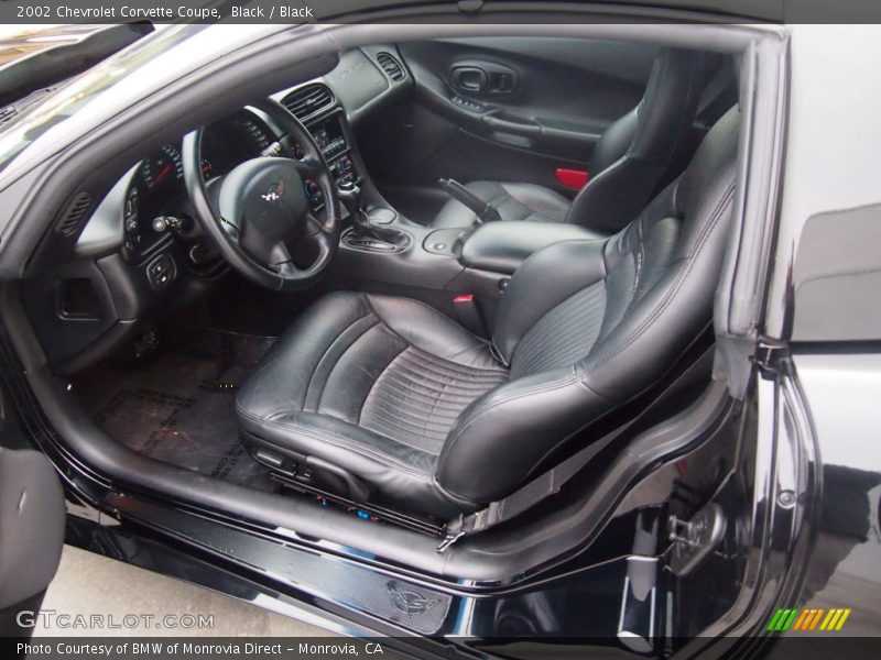 Black / Black 2002 Chevrolet Corvette Coupe