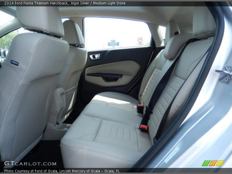 Rear Seat of 2014 Fiesta Titanium Hatchback