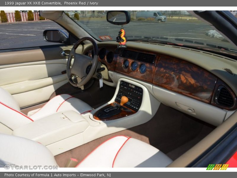 Phoenix Red / Ivory 1999 Jaguar XK XK8 Convertible