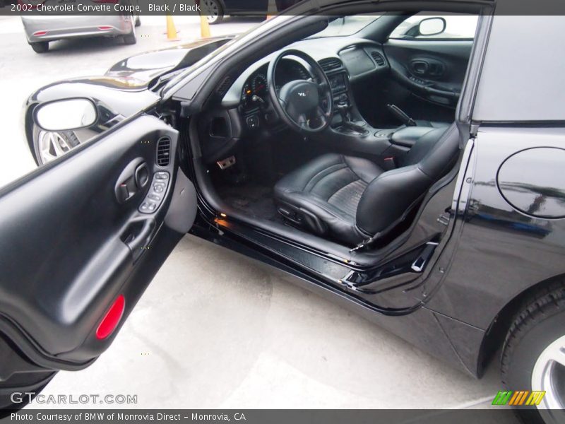 Black / Black 2002 Chevrolet Corvette Coupe