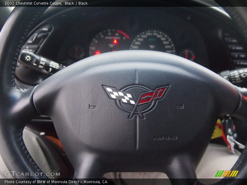 Black / Black 2002 Chevrolet Corvette Coupe