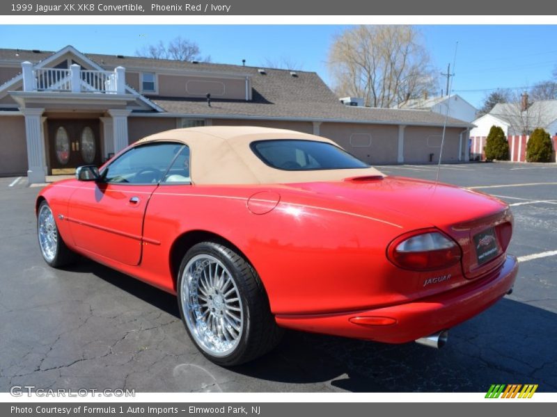 Phoenix Red / Ivory 1999 Jaguar XK XK8 Convertible