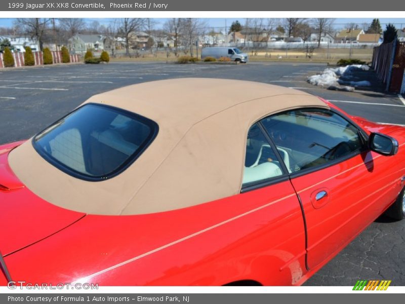 Phoenix Red / Ivory 1999 Jaguar XK XK8 Convertible