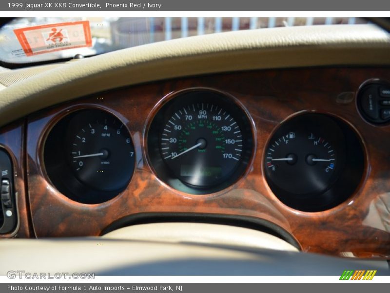 Phoenix Red / Ivory 1999 Jaguar XK XK8 Convertible