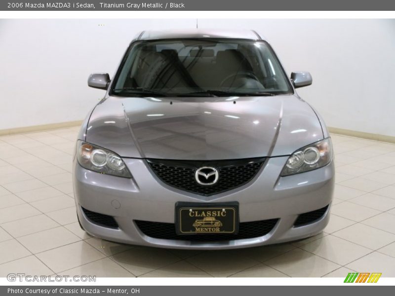 Titanium Gray Metallic / Black 2006 Mazda MAZDA3 i Sedan